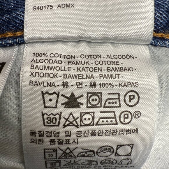 EUC Men's LEVI'S® 501™ Original Fit Straight Leg Button Fly Jeans | Size 35 X 30 - Picture 11 of 13